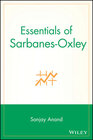 Buchcover Essentials of Sarbanes-Oxley