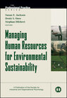 Buchcover Managing Human Resources for Environmental Sustainability