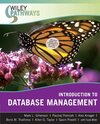 Buchcover Wiley Pathways Introduction to Database Management