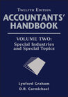 Buchcover Accountants' Handbook, Volume Two, Special Industries and Special Topics
