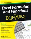 Buchcover Excel Formulas and Functions For Dummies