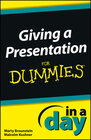 Buchcover Giving a Presentation In a Day For Dummies