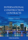 Buchcover International Construction Contracts