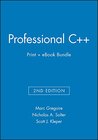 Buchcover Professional C++, 2e Print + eBook Bundle