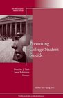 Buchcover Preventing College Student Suicide