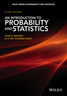 Buchcover An Introduction to Probability and Statistics