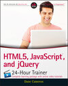 Buchcover HTML5, JavaScript, and jQuery 24-Hour Trainer