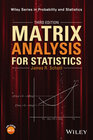 Buchcover Matrix Analysis for Statistics