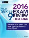 Buchcover Wiley Series 9 Exam Review 2016 + Test Bank