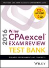 Buchcover Wiley CPAexcel Exam Review 2016 Test Bank