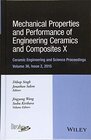 Buchcover Mechanical Properties and Performance of Engineering Ceramics and Composites X: A Collection of Papers Presented at the 