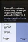 Buchcover Advanced Processing and Manufacturing Technologies for Nanostructured and Multifunctional Materials II: A Collection of 