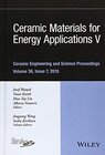 Buchcover Ceramic Materials for Energy Applications V: A Collection of Papers Presented at the 39th International Conference on Ad