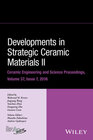 Buchcover Developments in Strategic Ceramic Materials II