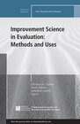 Buchcover Improvement Science in Evaluation