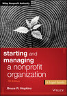 Buchcover Starting and Managing a Nonprofit Organization