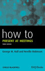Buchcover How to Present at Meetings