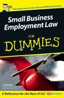 Buchcover Small Business Employment Law For Dummies