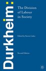 Buchcover Durkheim: The Division of Labour in Society