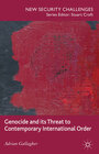 Buchcover Genocide and its Threat to Contemporary International Order