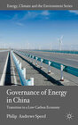 Buchcover The Governance of Energy in China