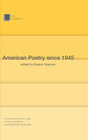 Buchcover American Poetry since 1945