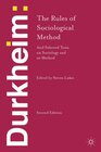 Buchcover Durkheim: The Rules of Sociological Method