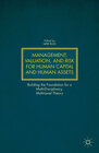 Buchcover Management, Valuation, and Risk for Human Capital and Human Assets