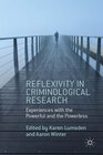 Buchcover Reflexivity in Criminological Research