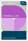 Buchcover Criminal Law