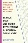 Buchcover Service User and Carer Involvement in Health and Social Care