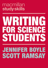 Buchcover Writing for Science Students