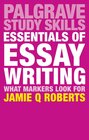 Buchcover Essentials of Essay Writing