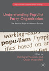 Buchcover Understanding Populist Party Organisation