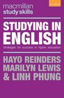 Buchcover Studying in English