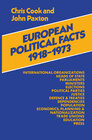 Buchcover European Political Facts 1918–73