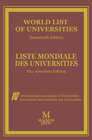 Buchcover World List of Universities / Liste Mondiale des Universites
