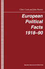 Buchcover European Political Facts, 1918-90