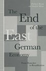 Buchcover The End of the East German Economy