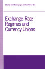 Buchcover Exchange-Rate Regimes and Currency Unions