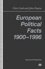 Buchcover European Political Facts 1900-1996