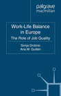 Buchcover Work-Life Balance in Europe