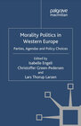 Buchcover Morality Politics in Western Europe