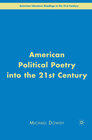 Buchcover American Political Poetry in the 21st Century