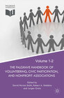 Buchcover The Palgrave Handbook of Volunteering, Civic Participation, and Nonprofit Associations