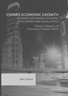 Buchcover China's Economic Growth: Towards Sustainable Economic Development and Social Justice