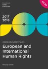Buchcover Core Documents on European and International Human Rights 2017-18