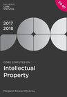 Buchcover Core Statutes on Intellectual Property 2017-18