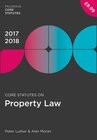 Buchcover Core Statutes on Property Law 2017-18