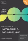 Buchcover Core Statutes on Commercial & Consumer Law 2018-19